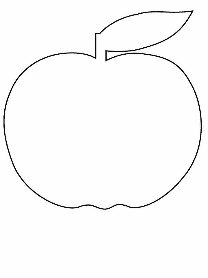 Apple2 Simple-shapes Coloring Pages & Coloring Book Simple Shapes