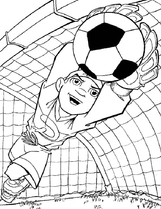Soccer | Free Printable Coloring Pages – Coloringpagesfun.com