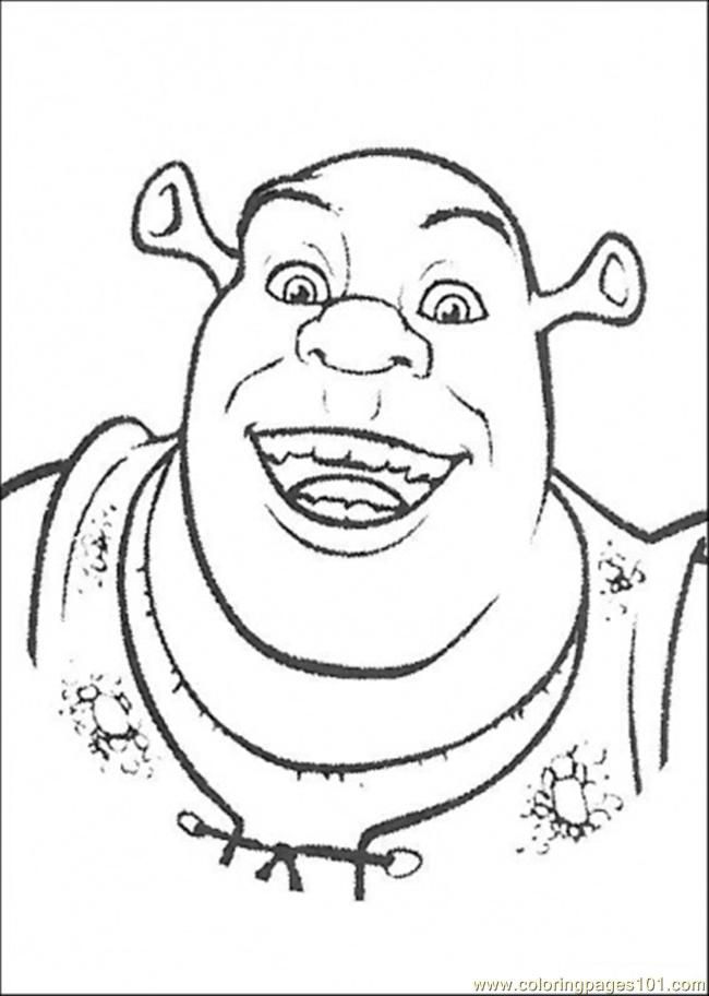 Coloring Pages Ogre (Cartoons > Shrek) - free printable coloring