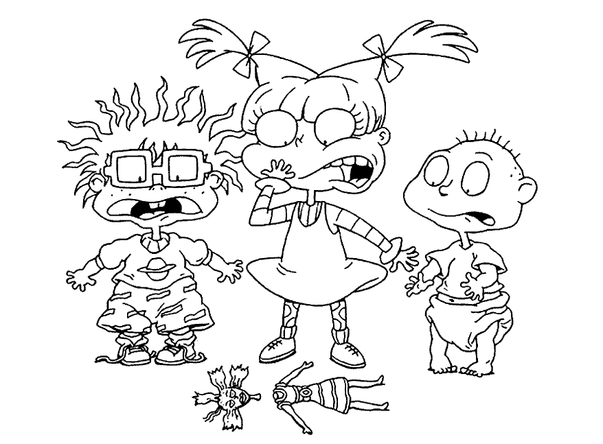 Rugrats-coloring-page-1 | Free Coloring Page Site