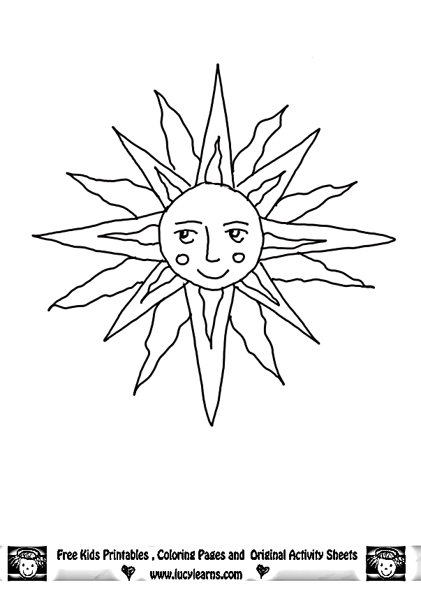 Search Results » Printable Sunshine Coloring Pages