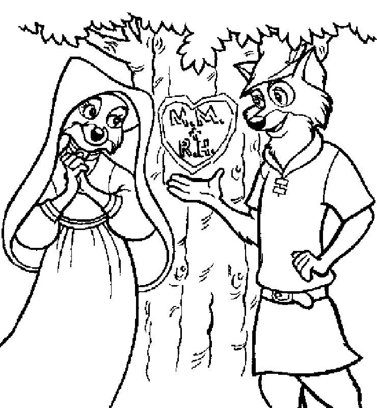 Robin Hood Coloring Pages 4 | Free Printable Coloring Pages