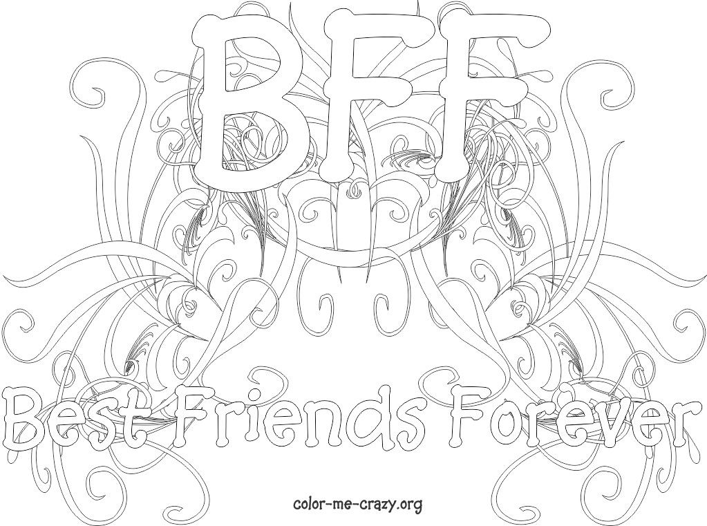 Bff Coloring Pages | Coloring Page