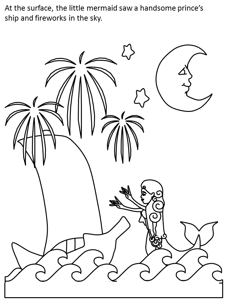 Little Mermaid Color3 Cartoons Coloring Pages & Coloring Book