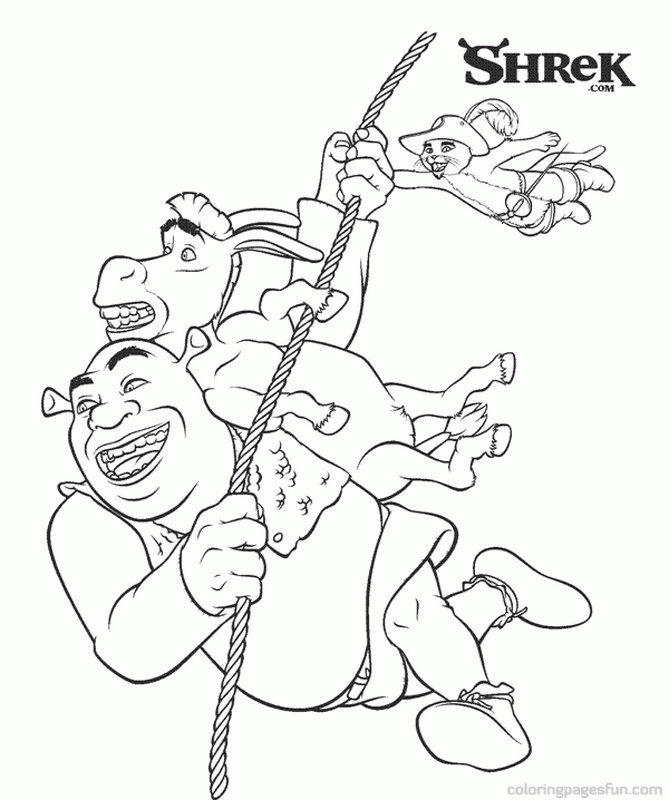 Shrek 3 Coloring Pages 14 | Free Printable Coloring Pages
