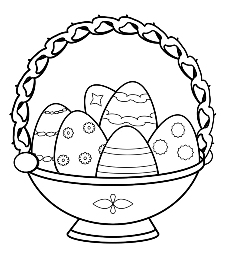 Easter Coloring in Pages | Easter Coloring