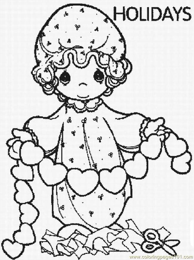 precious moments love coloring pages