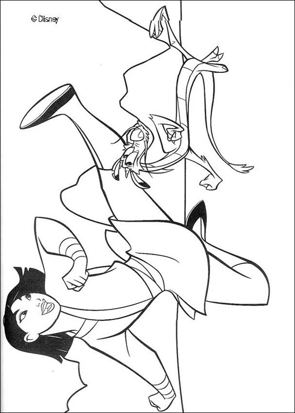Mushu Coloring Pages Images & Pictures - Becuo