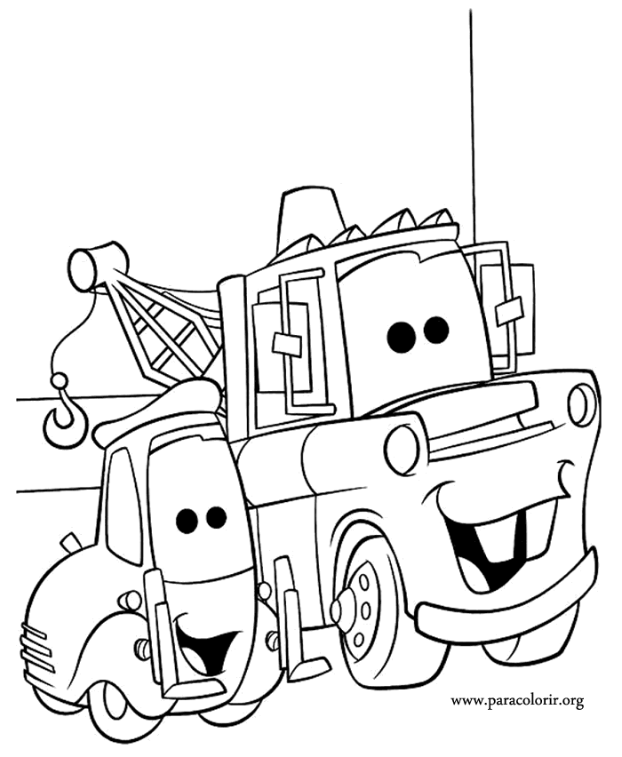 cars 2 characters Colouring Pages (page 3)