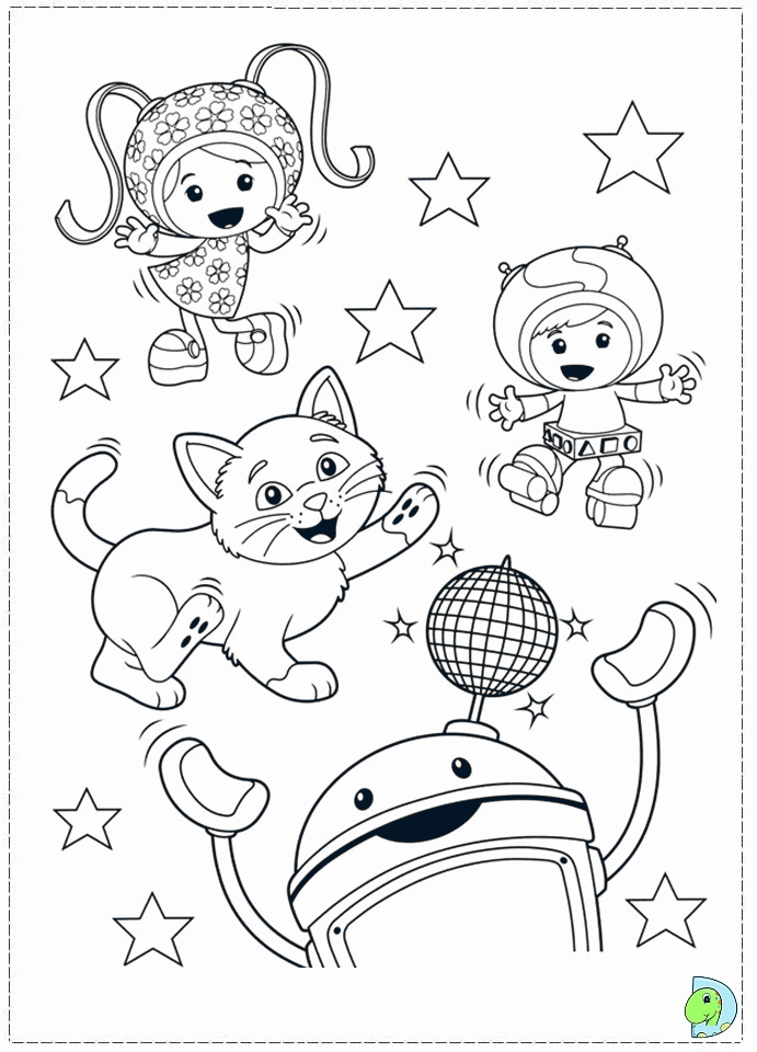 Team Umizoomi Birthday Coloring Pages