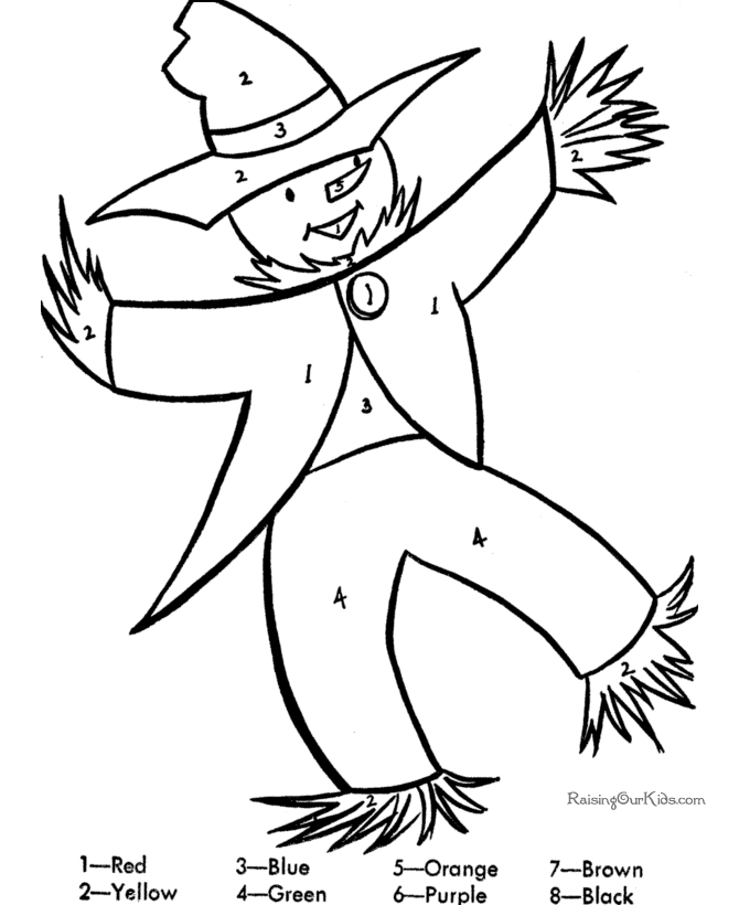 Free printable coloring sheets for Halloween - 006