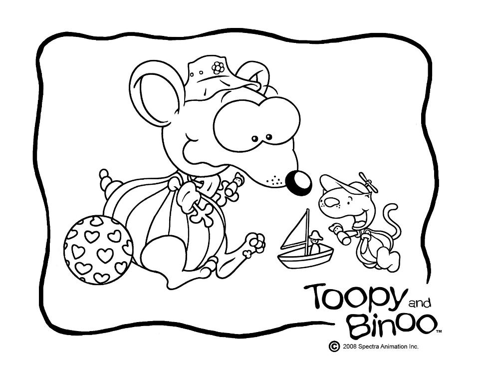 Toopy Binoo Coloring Pages 2 | Free Printable Coloring Pages