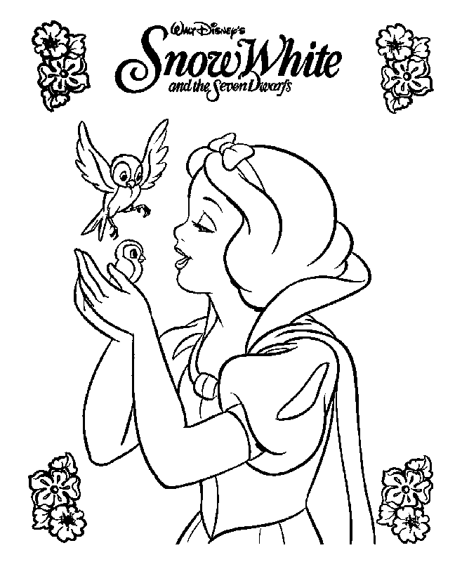 Coloring Pages Online: Snow White Coloring Pages