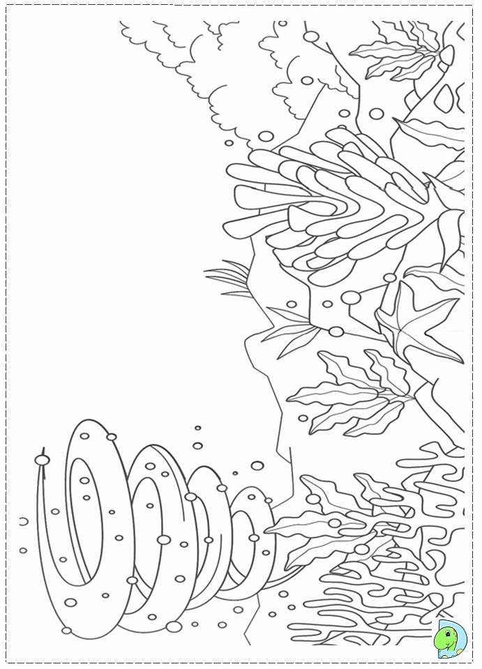 Rainbow Fish coloring page