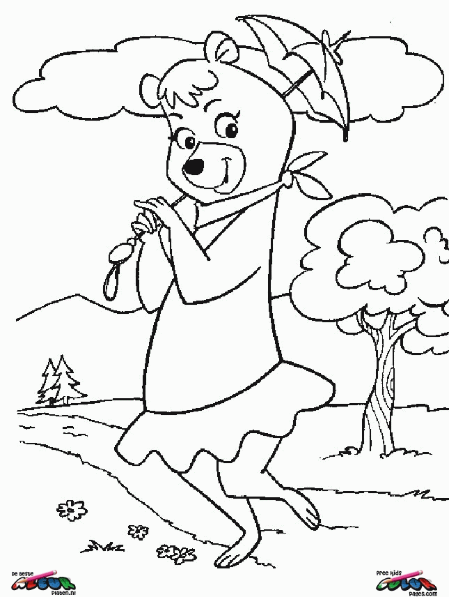 yogui picnic basket Colouring Pages (page 2)