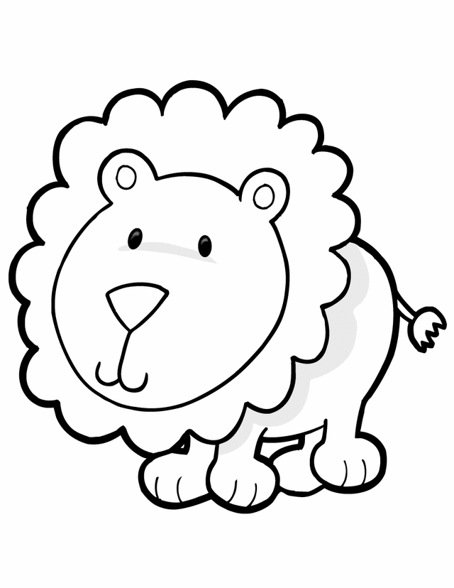 Lion - Free Printable Coloring Pages