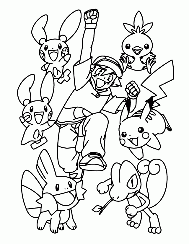 Coloring Page Pokemon Advanced Coloring Pages 1 291950 Advanced