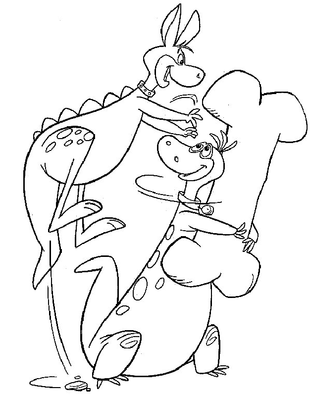 Flintstones Coloring Pages 3 | Free Printable Coloring Pages