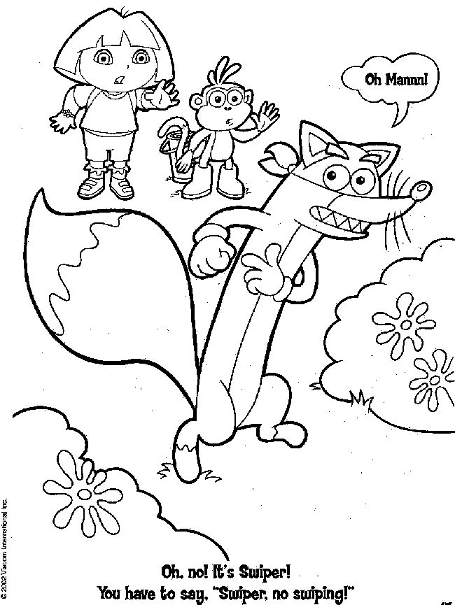 Dora the explorer coloring pages | coloring pages