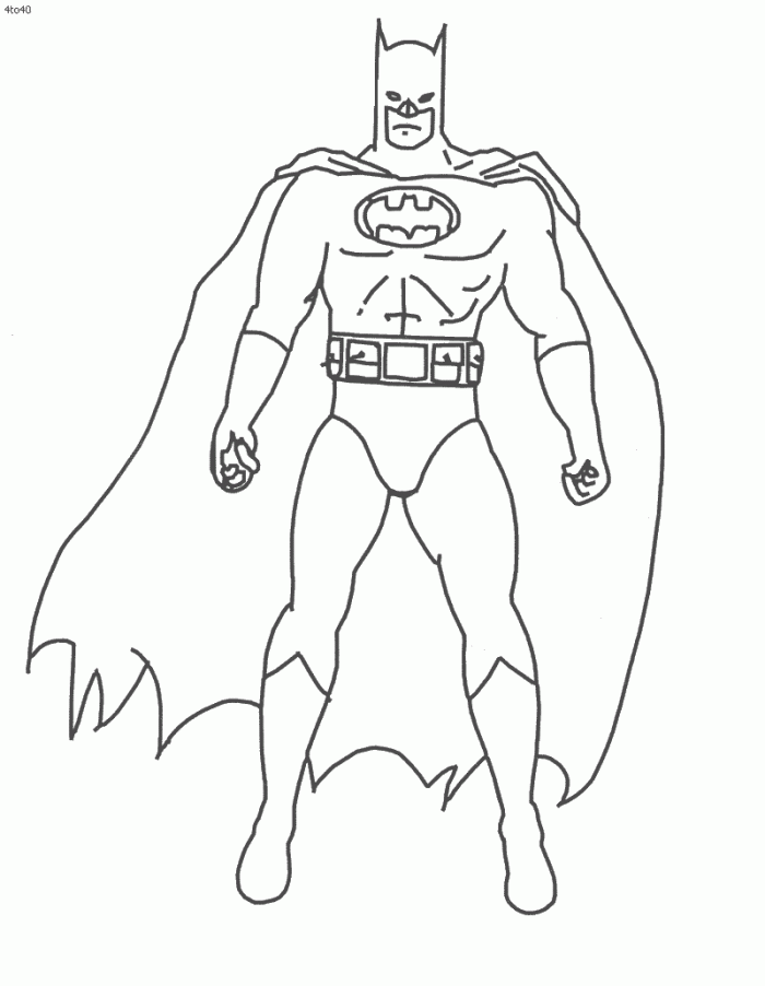 Batman The Dark Knight Coloring Pages | 99coloring.com