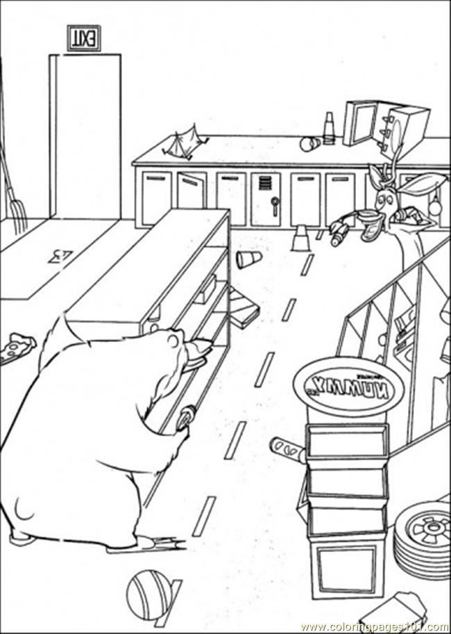 Coloring Pages Boog And Elliot In The Toy Store (Cartoons > Open
