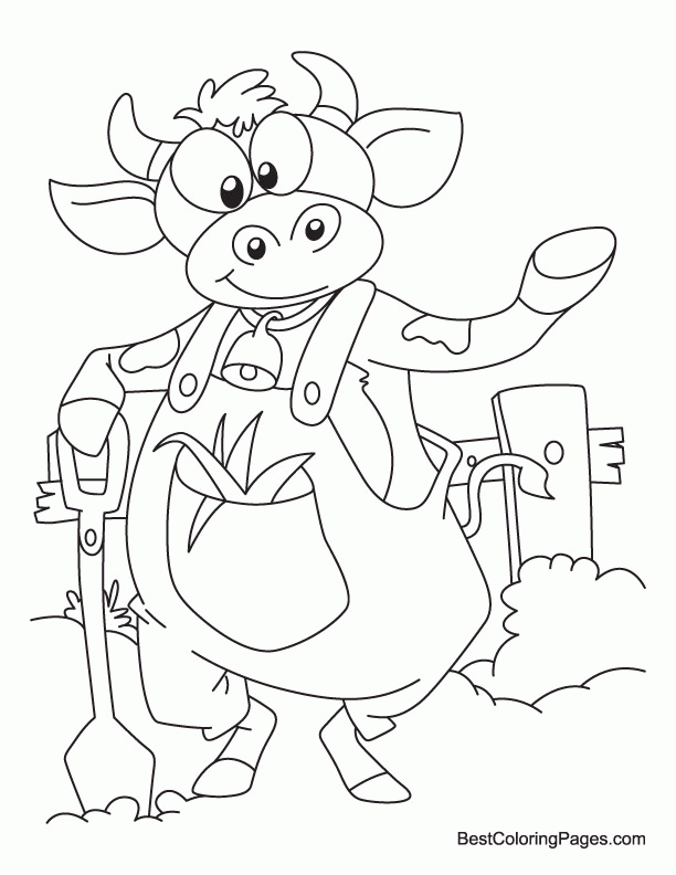 This is cow-sacred mother coloring page | Download Free This is