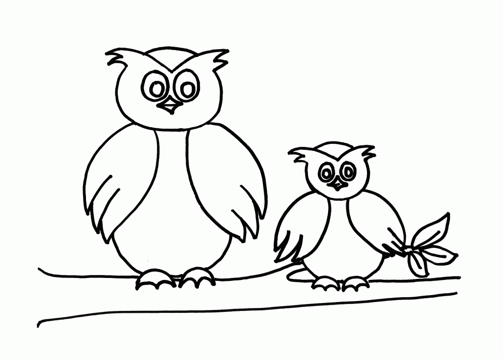 Owls Coloring Pages - Free Coloring Pages For KidsFree Coloring