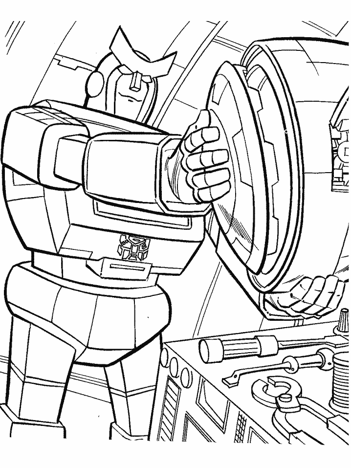 Printable Transformers 17 Cartoons Coloring Pages