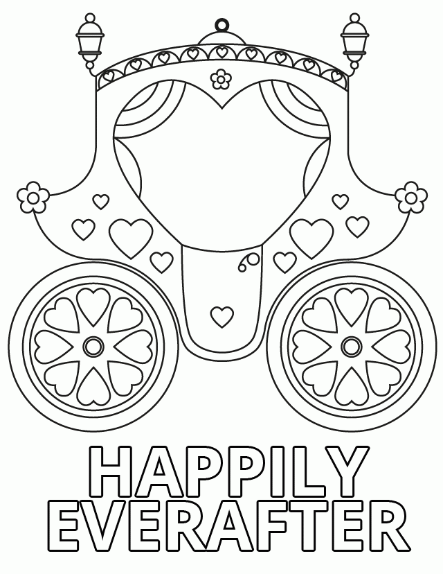 Happily Ever After - Free Printable Coloring Pages