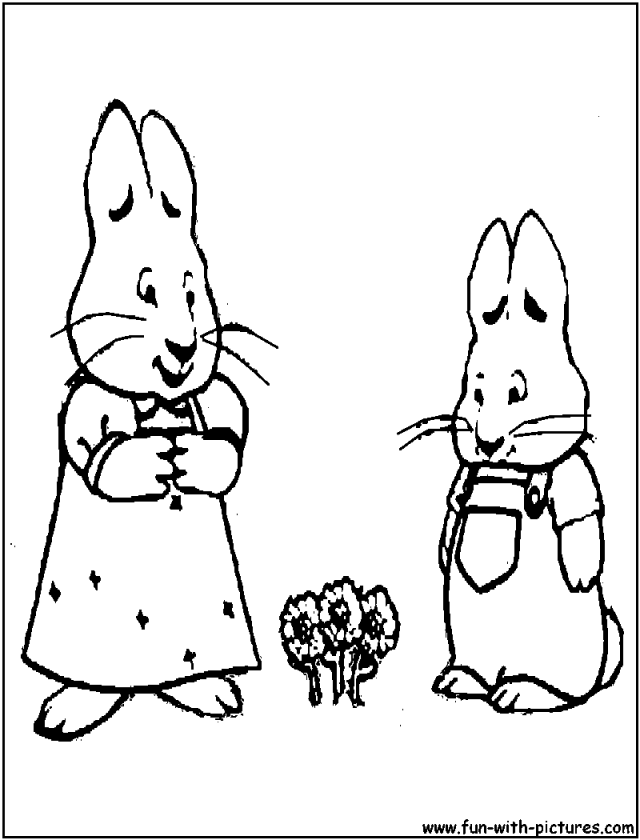 Max And Ruby Printables 160360 Max And Ruby Coloring Page