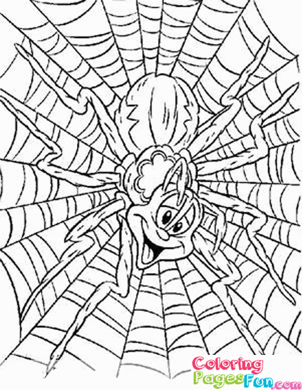 Spiders Coloring Pages 2 | Free Printable Coloring Pages
