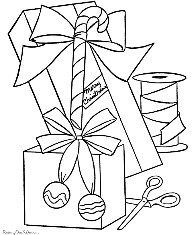 Christmas coloring pages - It