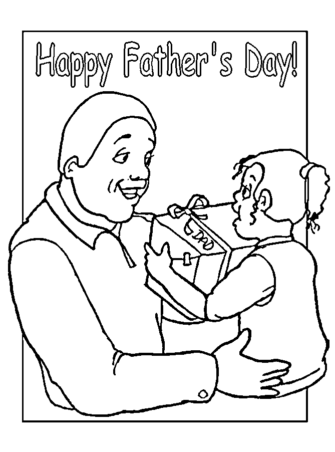 Fathers Day Coloring Pages (9) - Coloring Kids