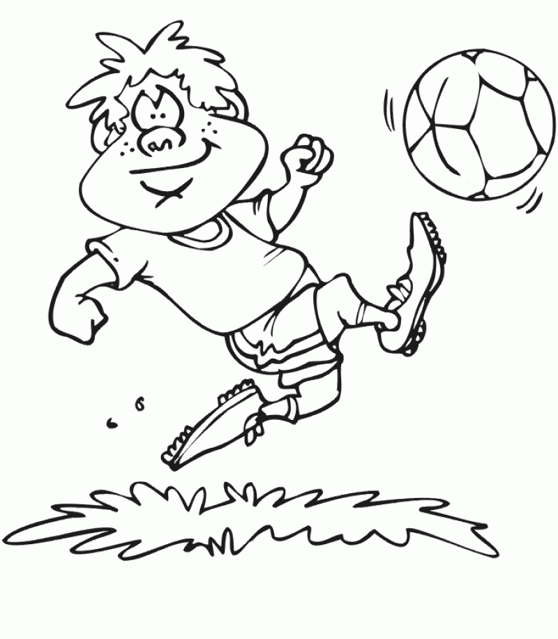 Soccer Coloring Page - HD Printable Coloring Pages
