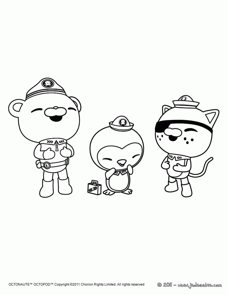 OCTONAUTS Coloring Sheets | For BSC