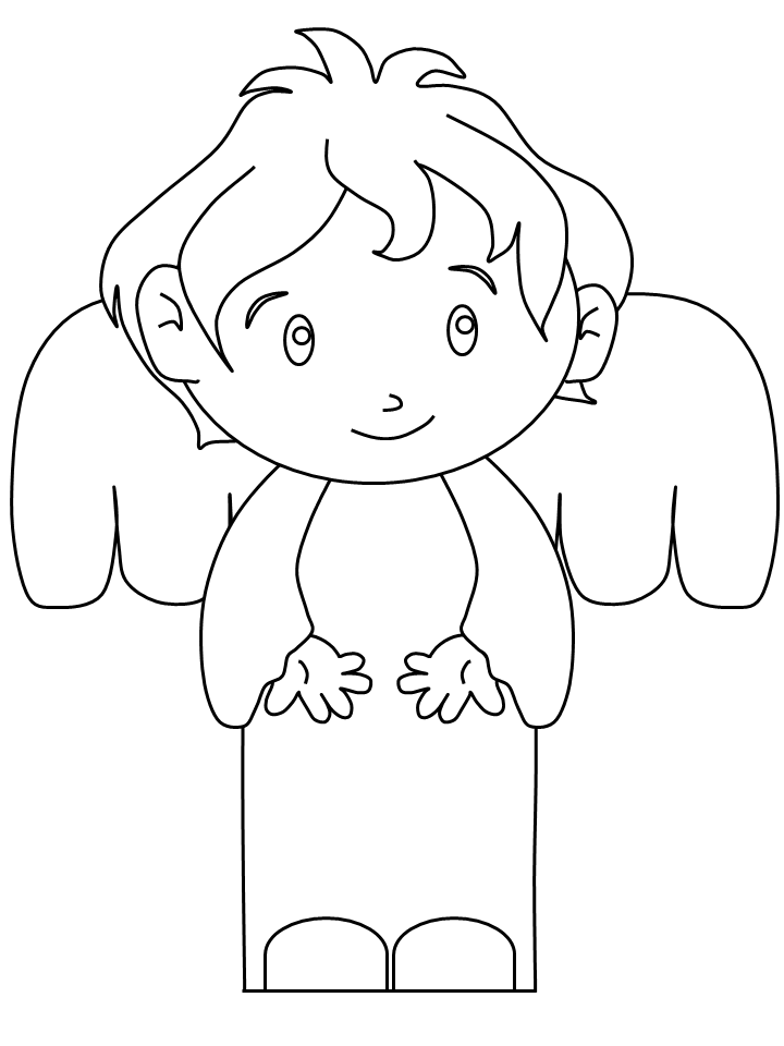 Coloring Pages Angels | Free coloring pages for kids