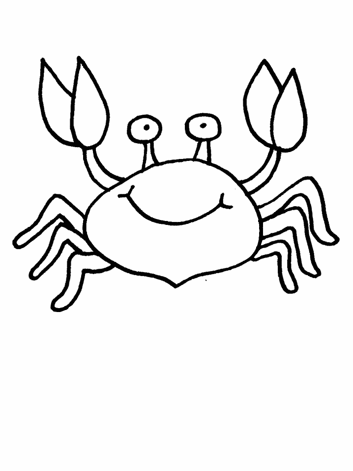 coloring page crab - Quoteko.