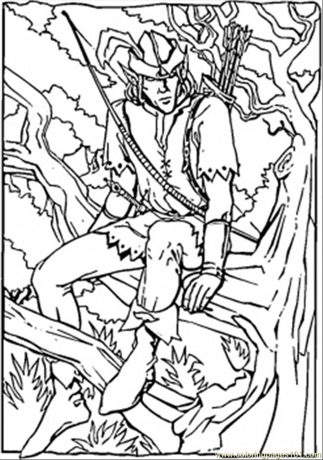 Robin Hood Coloring Pages | Coloring Pages