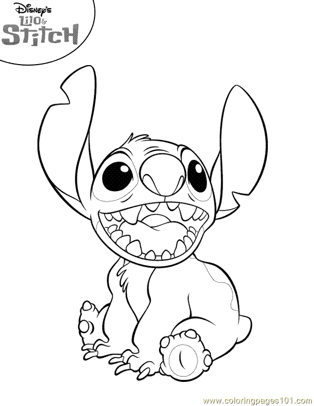 Coloring Page Lilo Stitch Coloring Page 06 Cartoons Lilo And