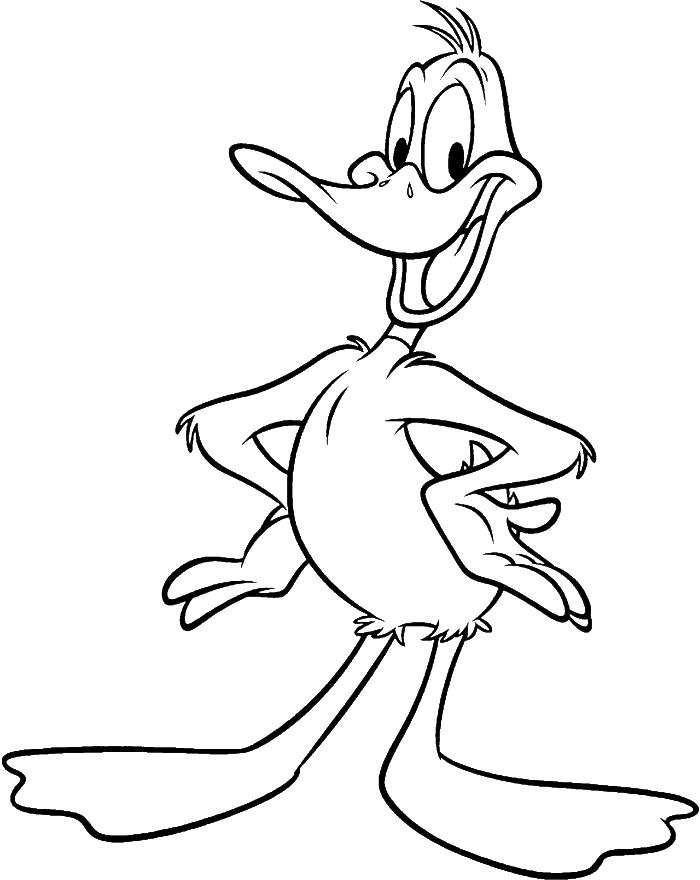 Baby Daffy Duck Coloring Pages Daffy Duck Coloring Pages