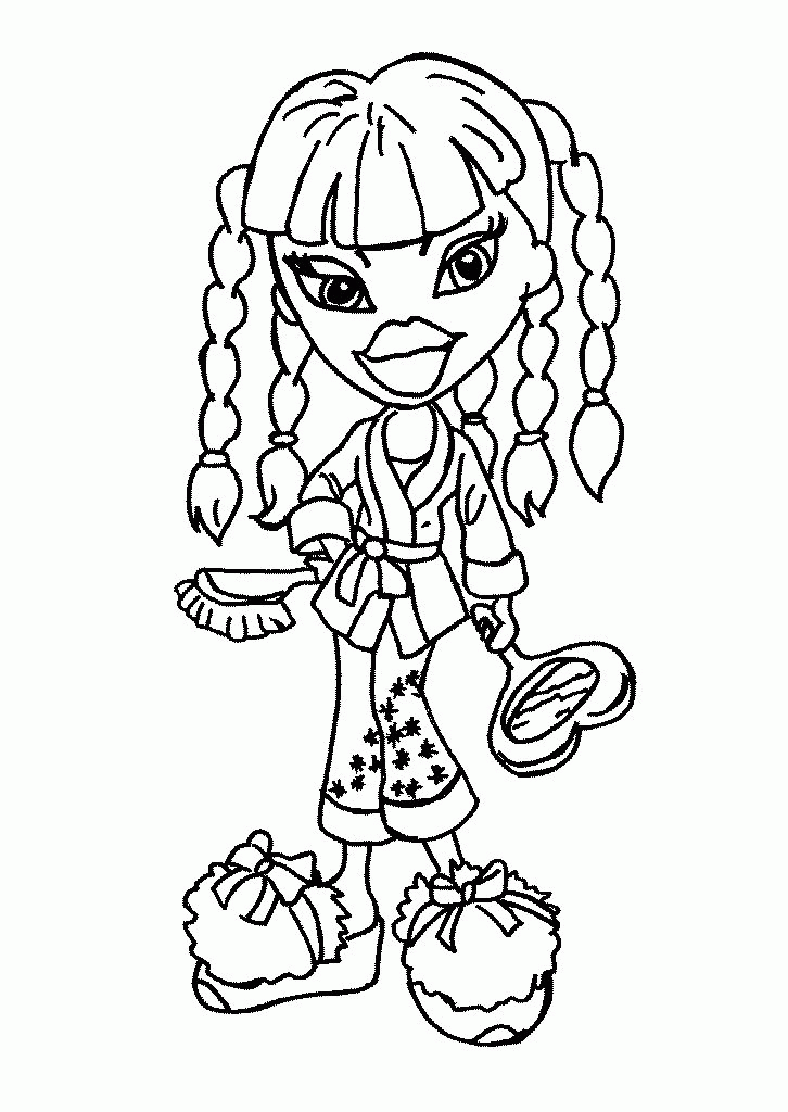 Free Coloring Pages Bratz Free Printable Coloring Pages For Kids