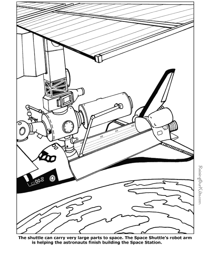 Space Shuttle to color 003