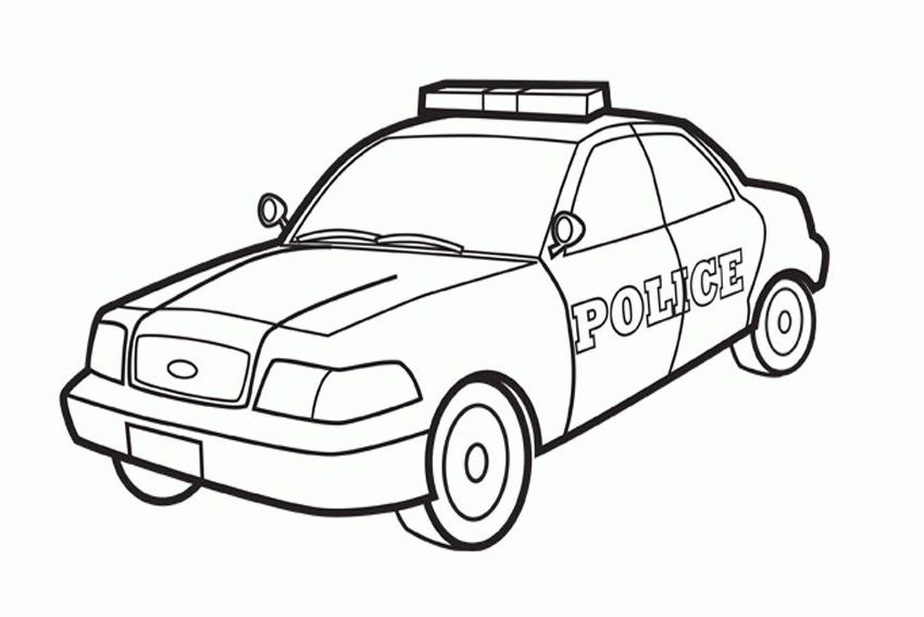 Police Car Coloring Pages | Coloring Pages