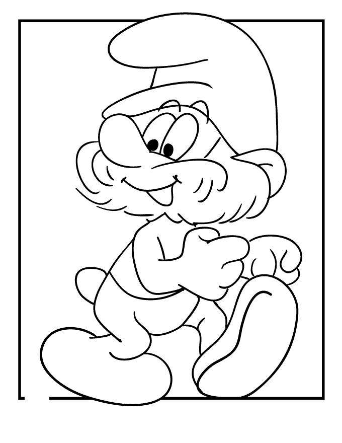 Smurf Coloring Book Pictures | Coloring