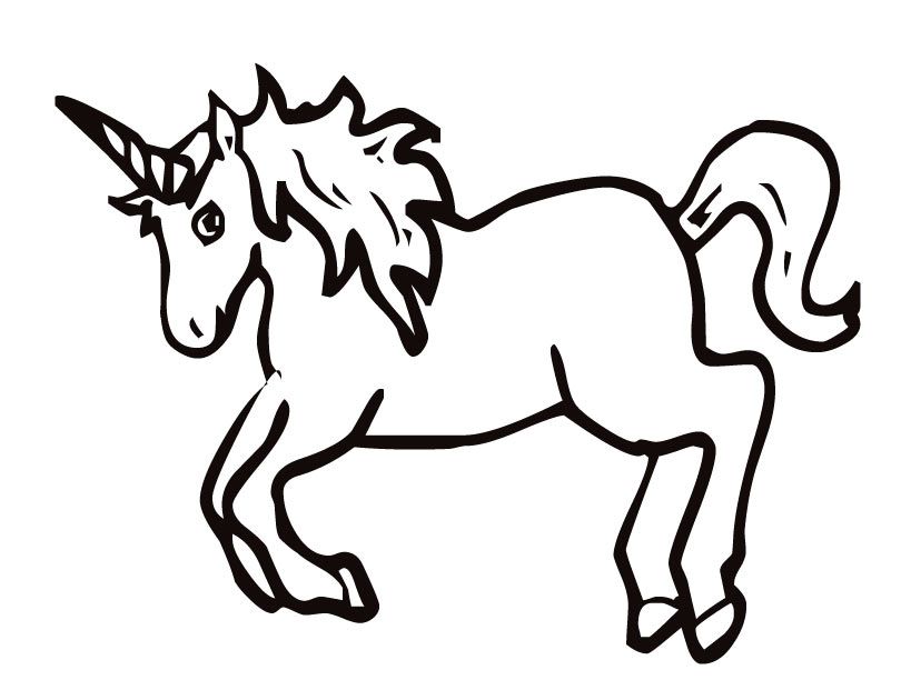printable unicorn coloring page from freshcoloring com