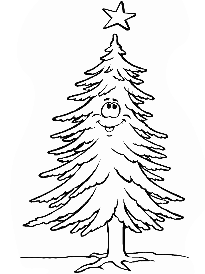 Christmas Tree Coloring Pages | Coloring Pages To Print
