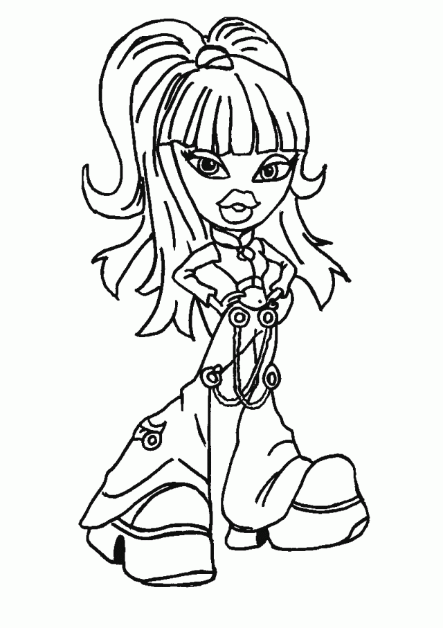 Bratz Coloring Pages Online Coloring Pages For Adults Coloring