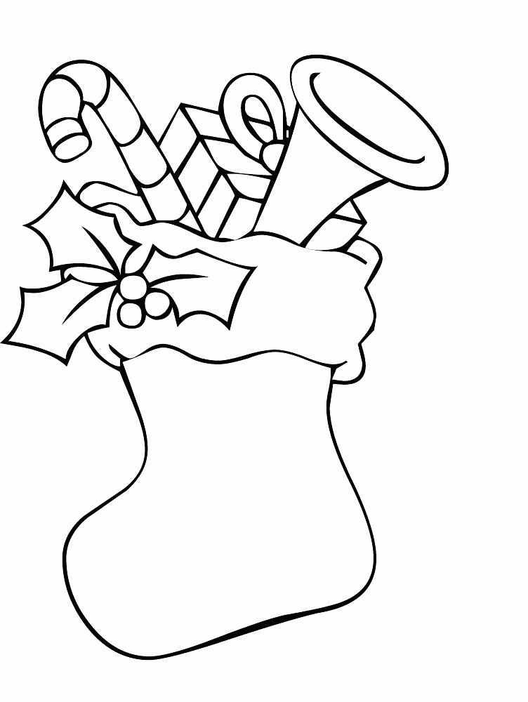 christmas trumpet Colouring Pages