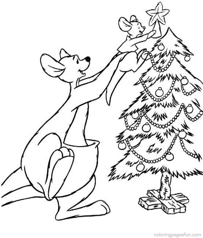 Christmas Disney Coloring Pages 34 | Free Printable Coloring Pages