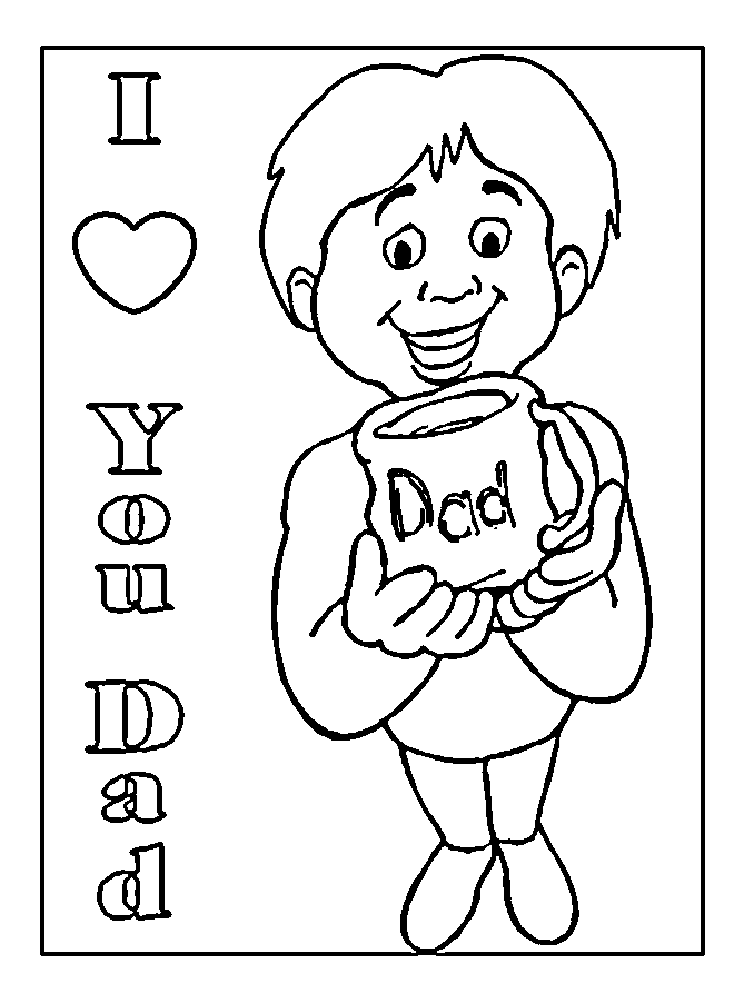 How to Make Use of Fathers Day Coloring Pages | Birthday